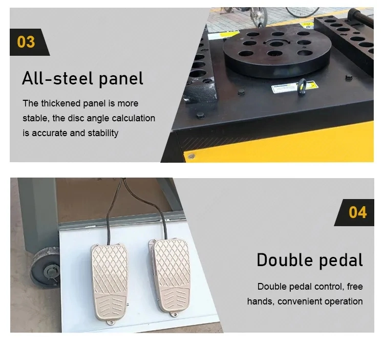 Gw-40 6-60mm Automatic Steel Bar/Rebar Stirrups Bending Machine Rebar Bender