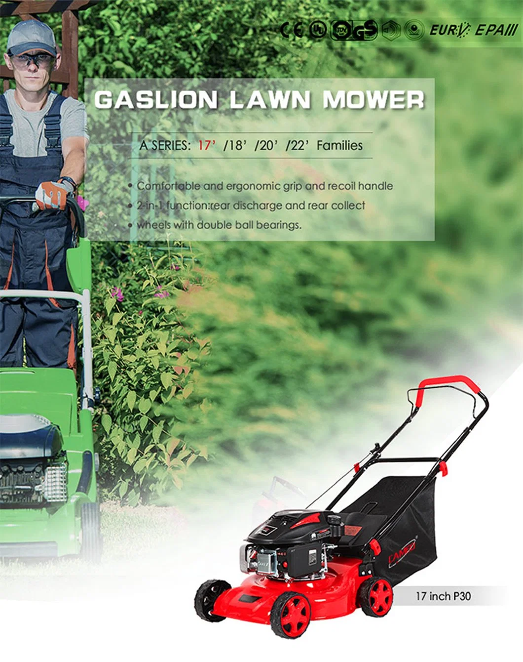 Factory Outlet 18 Inch Mower Grass Cutter